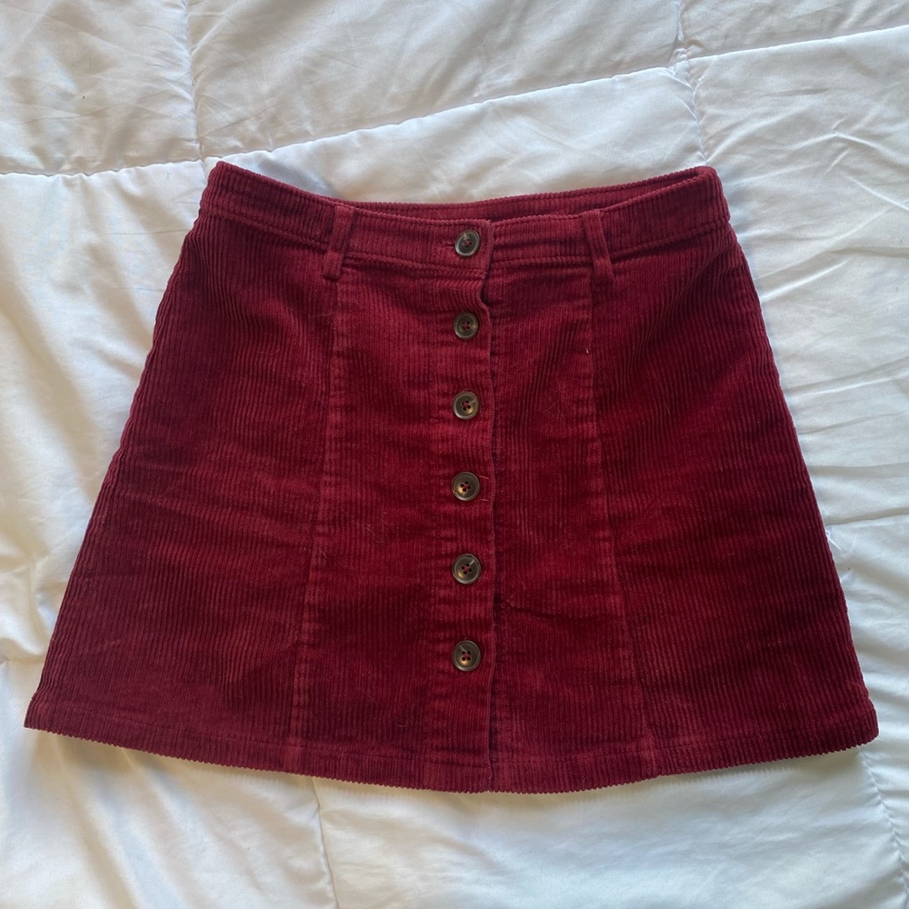 🖤3/$30 Forever 21 Red Corduroy Skirt